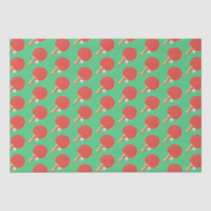 Ping Pong Table Tennis Design Tissue Paper