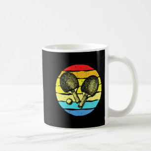 Ping Pong Table Tennis Lovers Retro  Coffee Mug