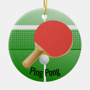 Ping Pong Table Tennis Ornement