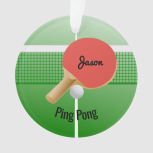 Ping Pong Table Tennis Ornement