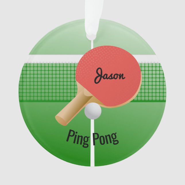 Ping Pong Table Tennis Ornement (devant)