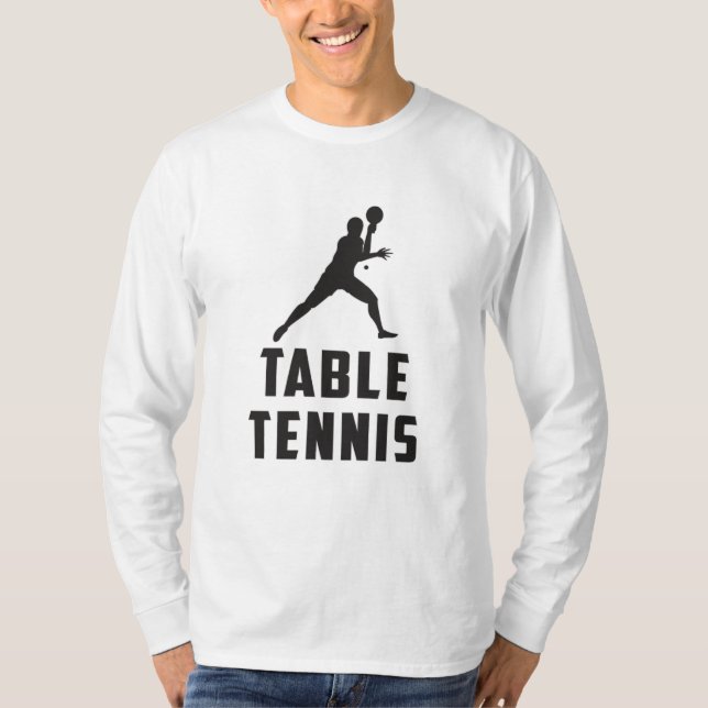 Ping Pong Table Tennis Paddle Player Gift Idea T-Shirt (Front)