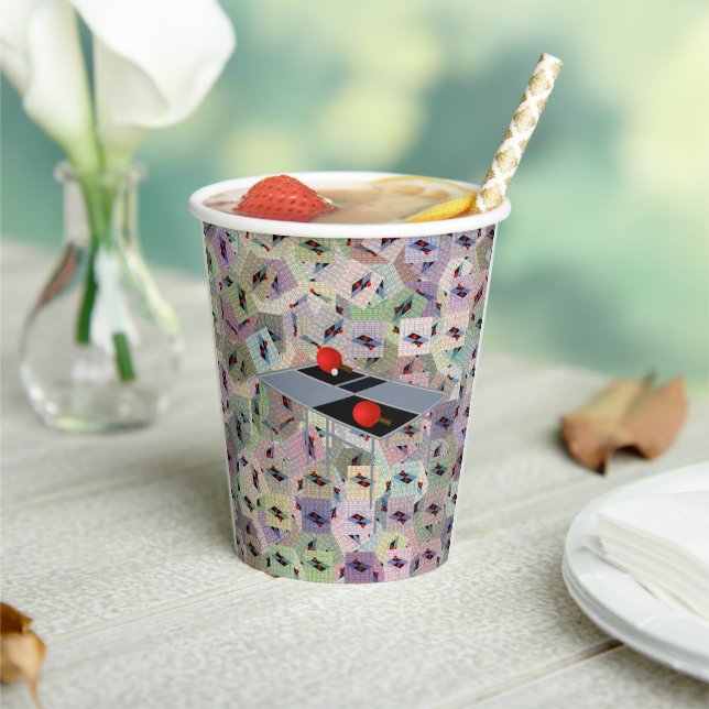 Ping Pong Tables,   Paper Cups (Insitu)