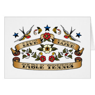 Ping-pong vivant d'amour