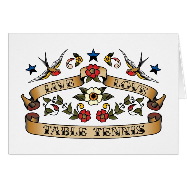 Ping-pong vivant d'amour (Devant horizontal)