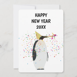Pingouin - Animaux - Carte de Nouvel An