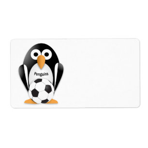 Pingouin avec balle de football