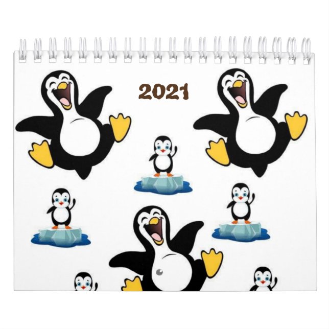 Pingouin Calendrier 2021 (Protection)