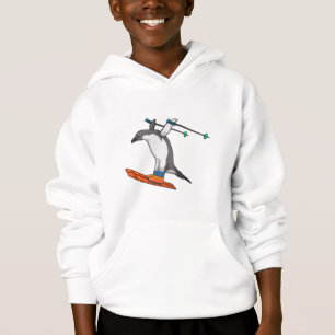 Pingouin comme Saut à ski avec Ski