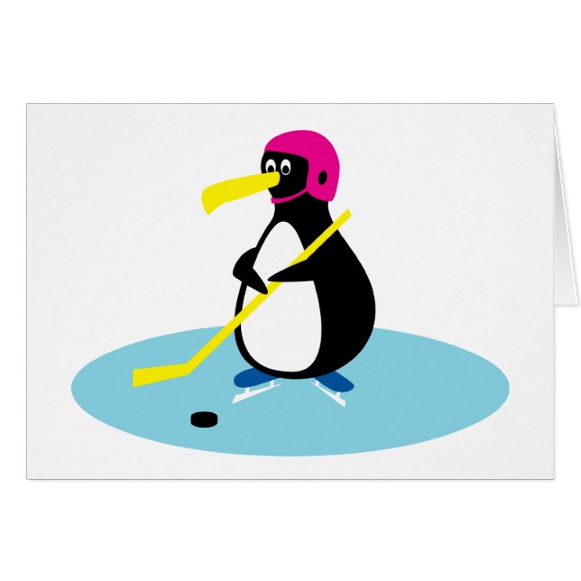 Pingouin de hockey sur glace (Devant horizontal)