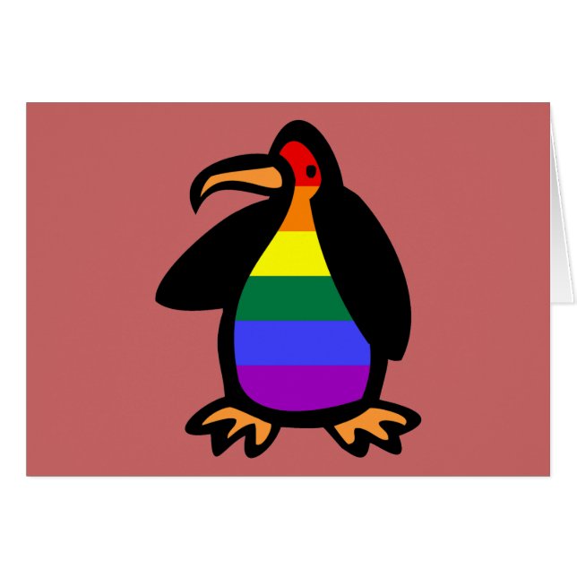 Pingouin de LGBT (Devant horizontal)
