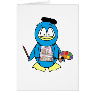 Pingouin de peintre