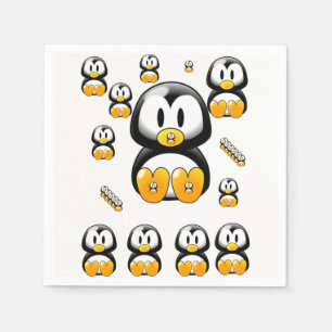 Pingouin de serviettes en papier