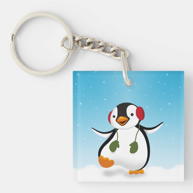 Pingouin d'hiver mignon (Devant)