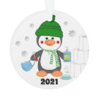 Pingouin mignon 2020 Covid Christmas Tree
