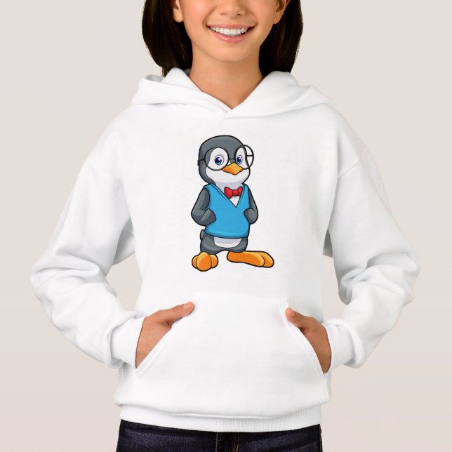 Pingouin Nerd avec lunettes (Devant)