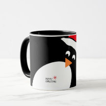 Pingouin personnalisable Mug de Noël