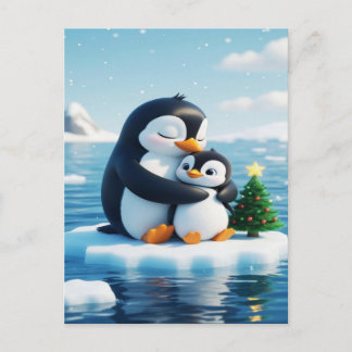 Pingouin Valentine funny Wallpapers 2026 Holiday Postcard