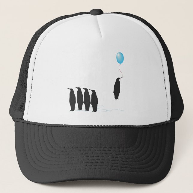 Pingouins avec le casquette de ballon (Devant)