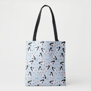 Pingouins sur tout le Sac fourre-tout d'impression