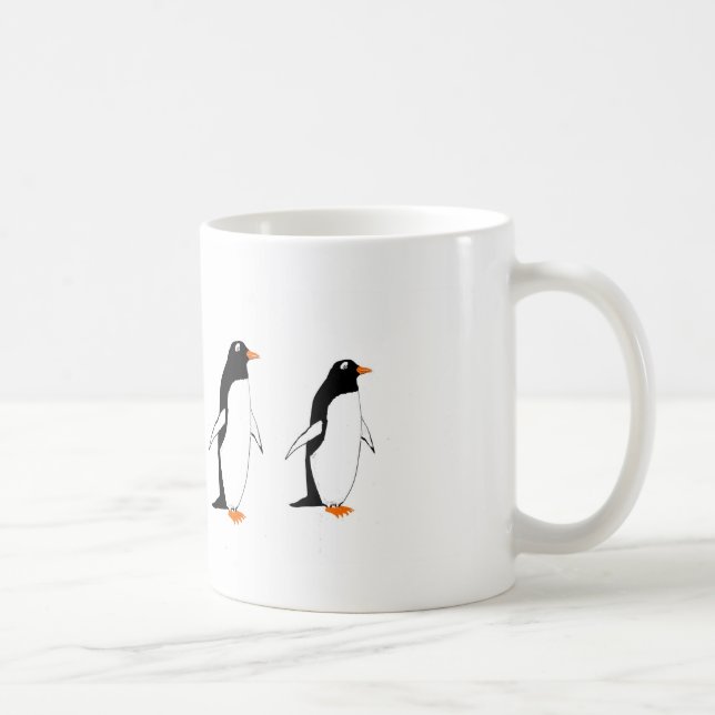 Pingouins sur une tasse (Droite)