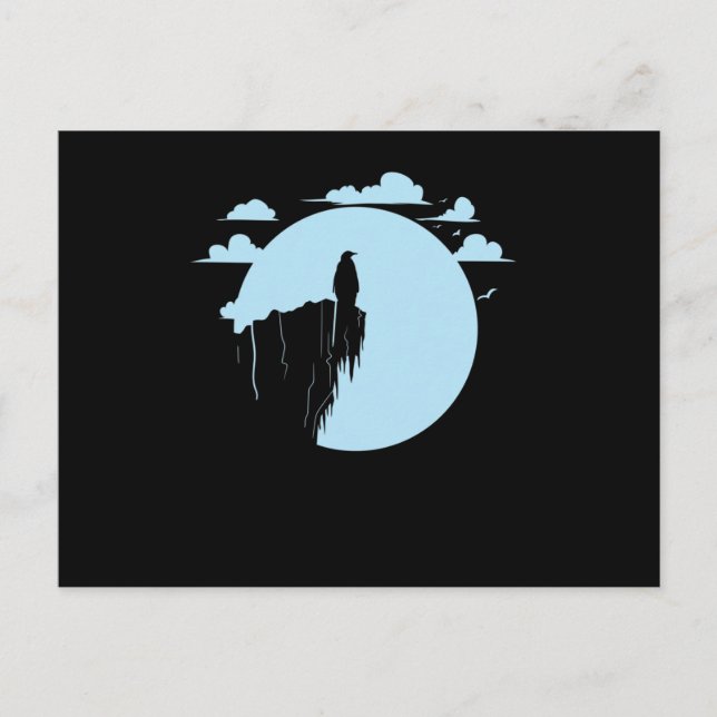 Pinguin im Mondschein Postcard (Front)