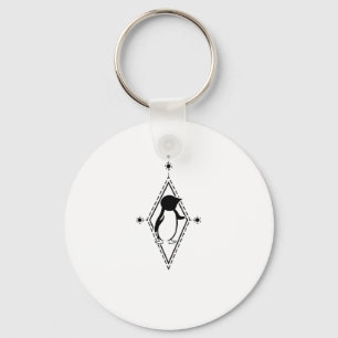 Pinguin Radar Keychain