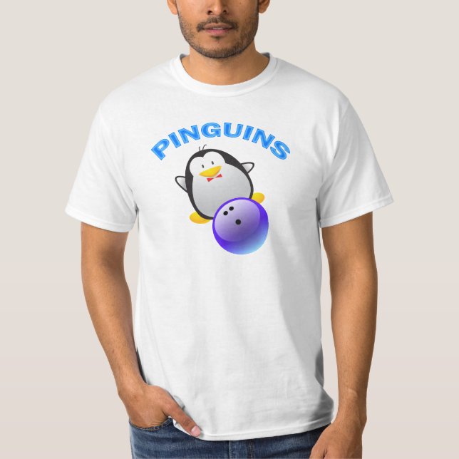 PINGUINS - BOWLING TEAM T-Shirt (Front)