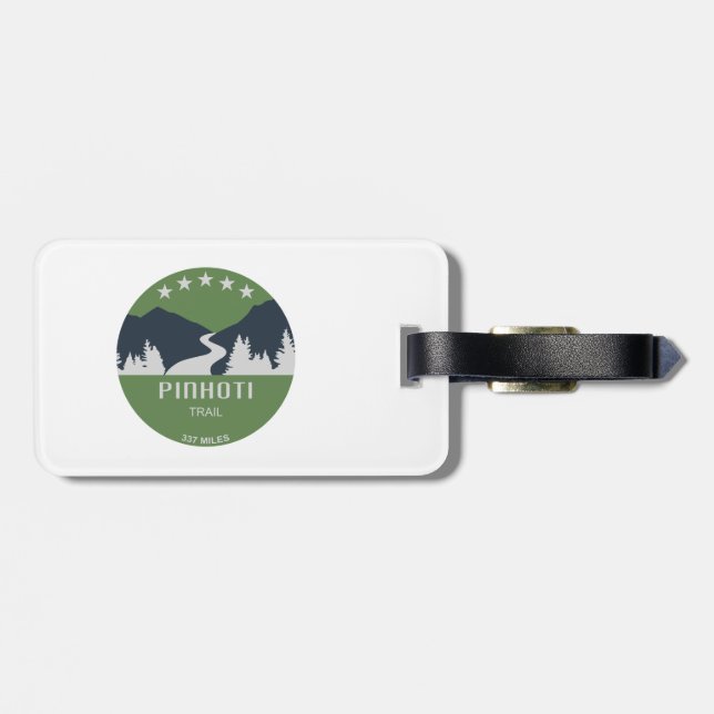 Pinhoti Trail Alabama Georgia Luggage Tag (Back Horizontal)
