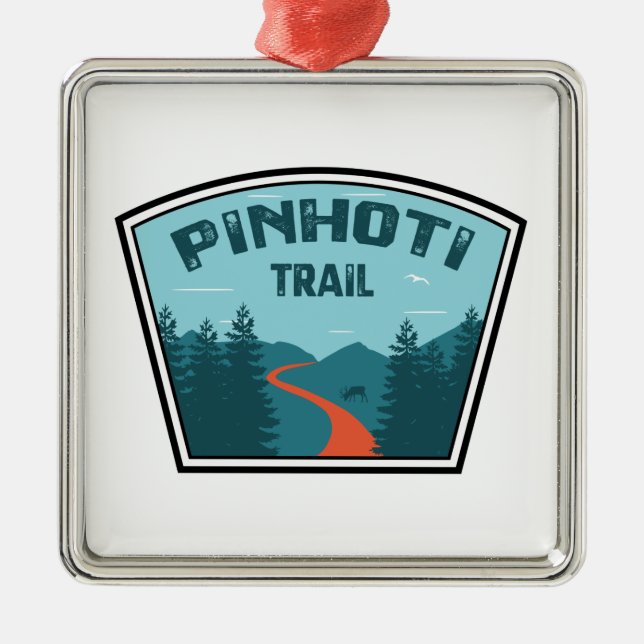 Pinhoti Trail Alabama Georgia Metal Ornament (Front)