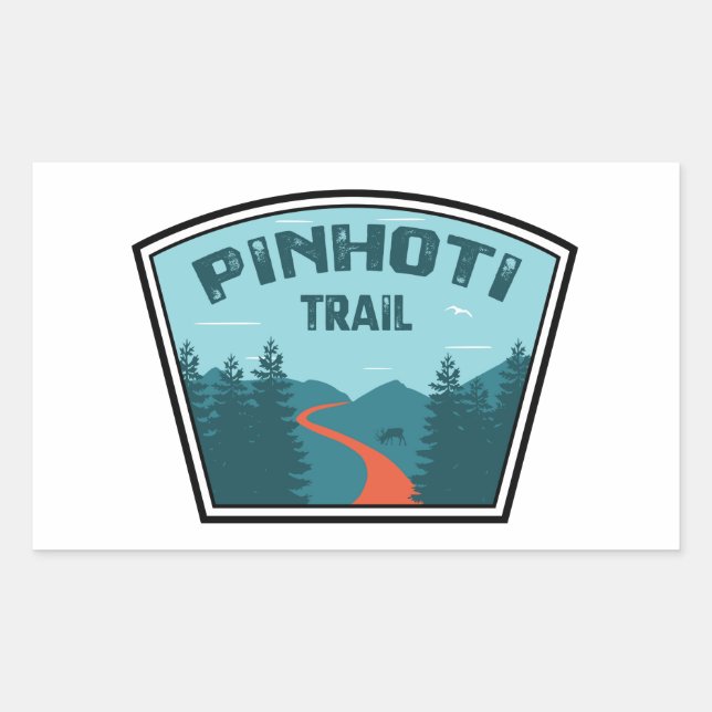 Pinhoti Trail Alabama Georgia Sticker (Front)