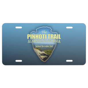 Pinhoti Trail (arrowhead) License Plate