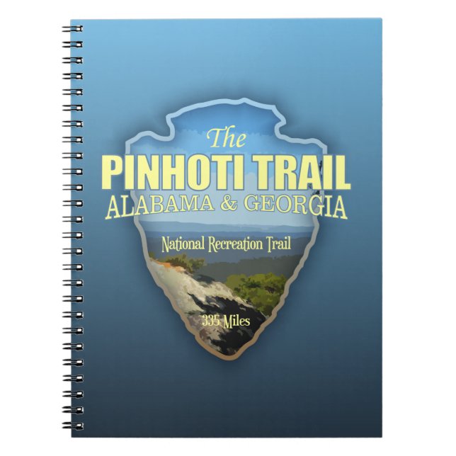 Pinhoti Trail (arrowhead) Notebook (Front)