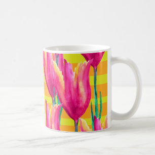 Pinik Tulips pattern Mug