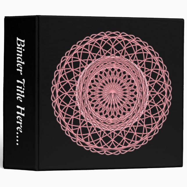 Pink 1 - 2" binder (Front/Spine)