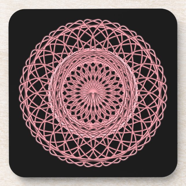 Pink 1 coaster (Front)