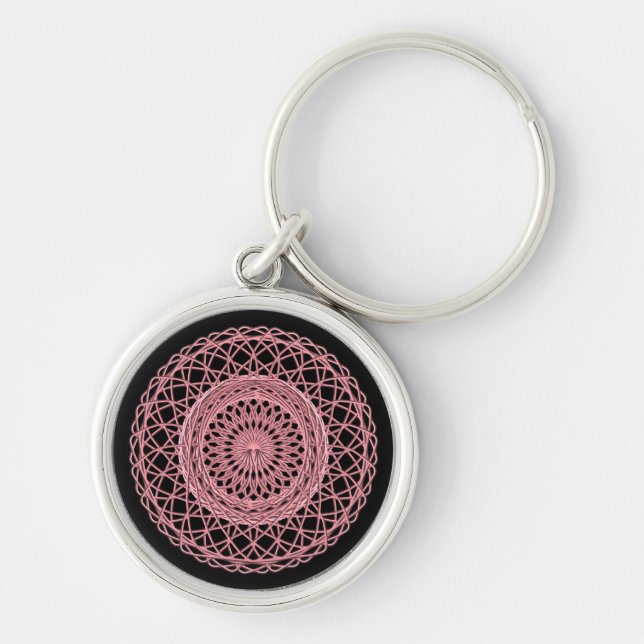 Pink 1 keychain (Front)