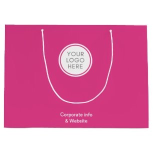 Pink 2 Sac Entreprise avec Logo & Détails Entrepri