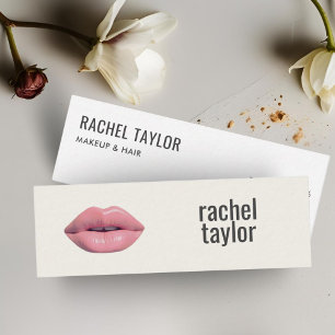 Pink 3D Hot Makeup Business Card