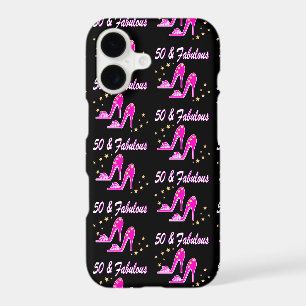 PINK 50 AND FABULOUS BIRTHDAY SHOE DESIGN