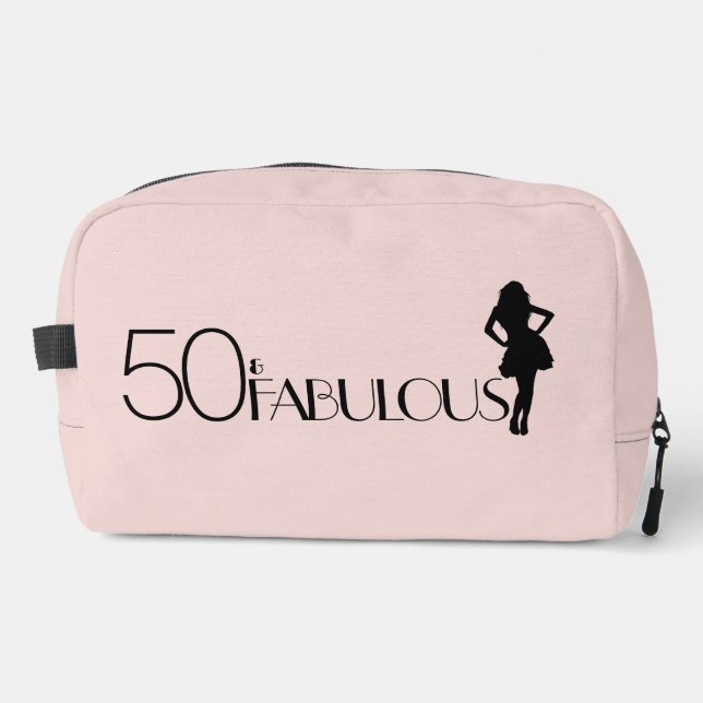 Pink 50 & FABULOUS C'EST MOI ! Sac de toilette mod (Recto)