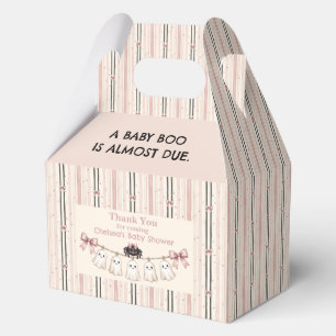 Pink A Baby Boo Is Almost Due Favour Box