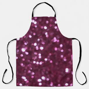 Pink abstract, bokeh defocused lights. apron