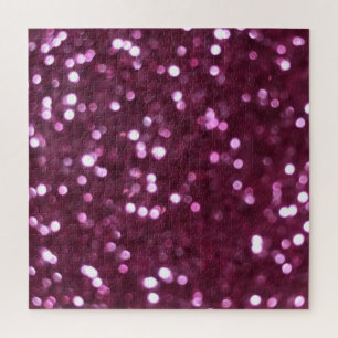 Pink abstract, bokeh defocused lights. jigsaw puzzle