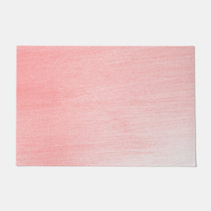 pink abstract doormat
