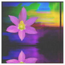 Pink Abstract Drama Fabric