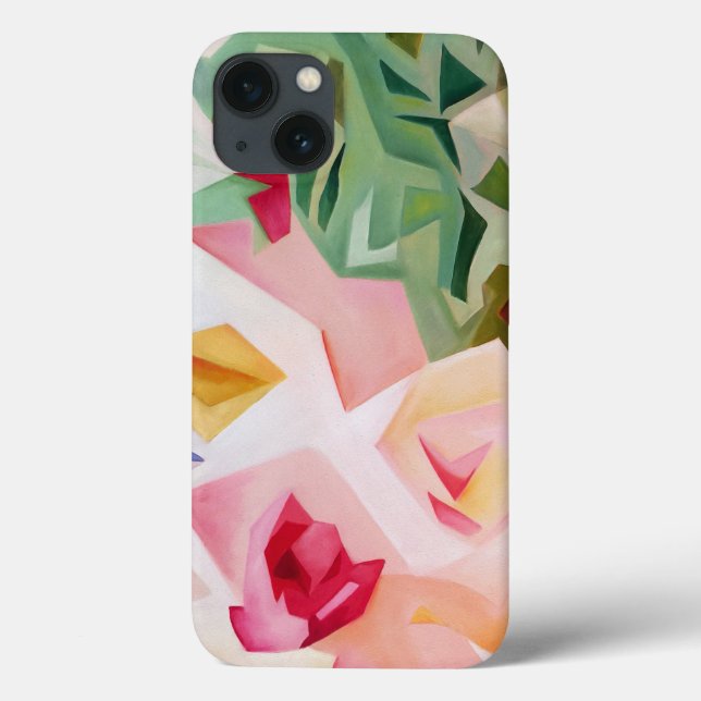 Pink Abstract Floral iPhone 6 Case (Back)