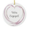 Pink Abstract Heart Engagement