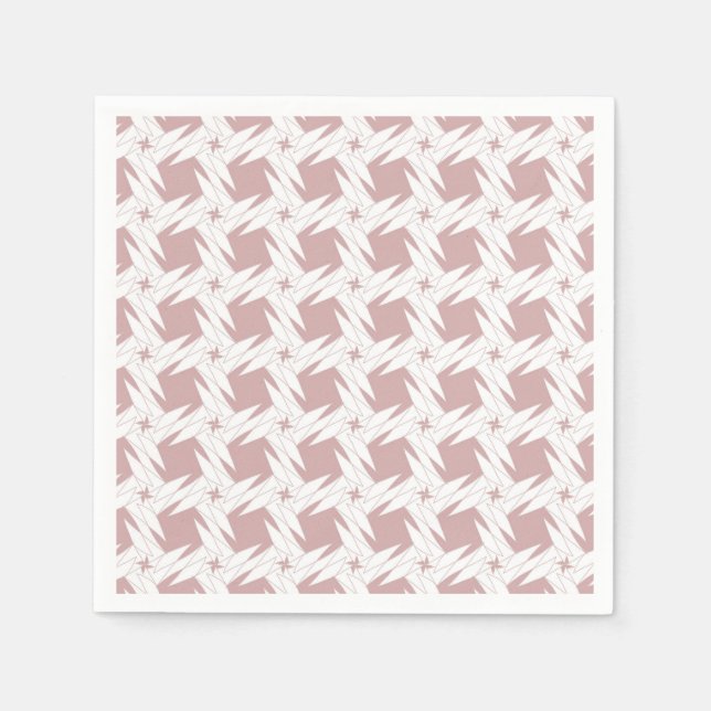 Pink abstract napkin (Front)