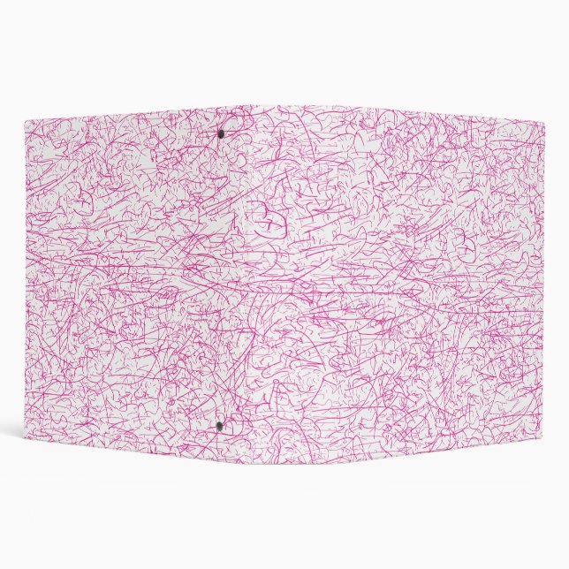 Pink Abstract Office File Folder Set Binder (Background)